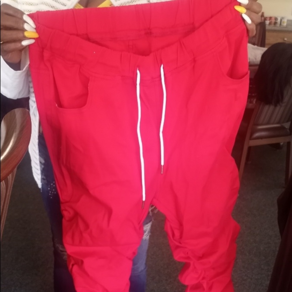 Red pants